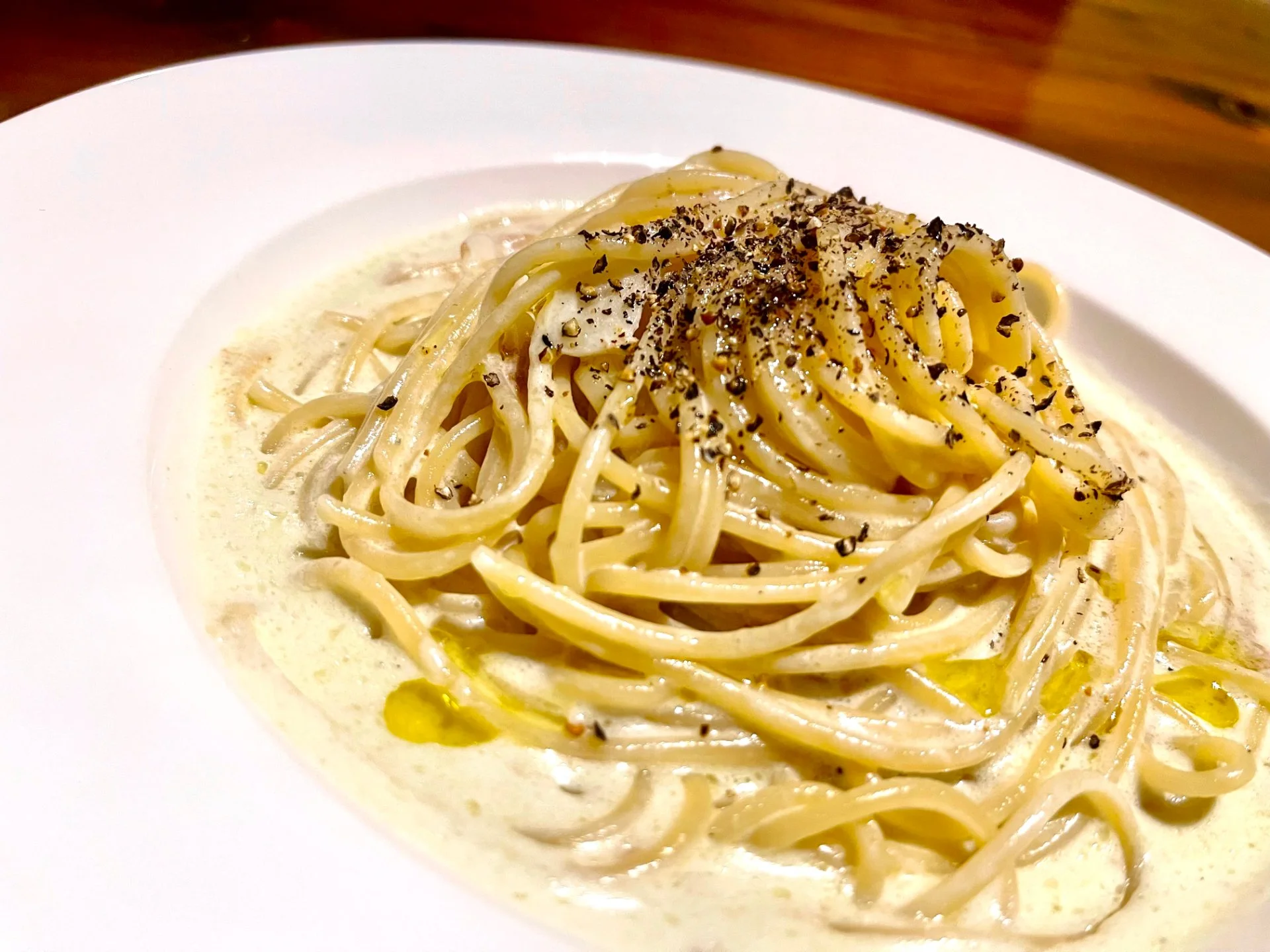 ゴルゴンゾーラのパスタ
